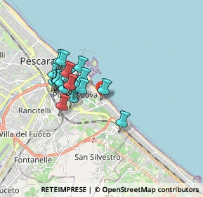 Mappa Viale Figlia di Jorio, 65126 Pescara PE, Italia (1.543)