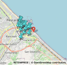 Mappa Viale Figlia di Jorio, 65126 Pescara PE, Italia (1.554)