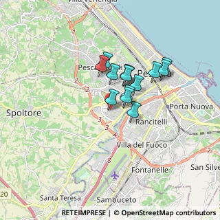 Mappa Via Zurigo, 65010 Villa Raspa PE, Italia (1.24286)