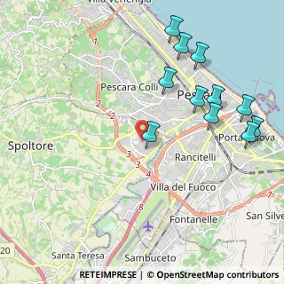 Mappa Via Zurigo, 65010 Villa Raspa PE, Italia (2.45364)