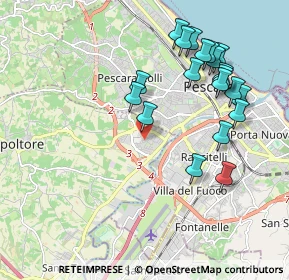 Mappa Via Dublino, 65010 Villa Raspa PE, Italia (2.172)
