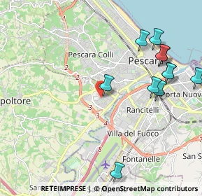 Mappa Via Dublino, 65010 Villa Raspa PE, Italia (2.49091)