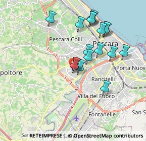 Mappa Via Dublino, 65010 Villa Raspa PE, Italia (1.82824)