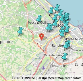 Mappa Via Zurigo, 65100 Spoltore PE, Italia (2.278)