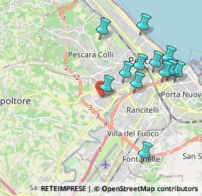 Mappa Via Dublino, 65010 Villa Raspa PE, Italia (2.16333)