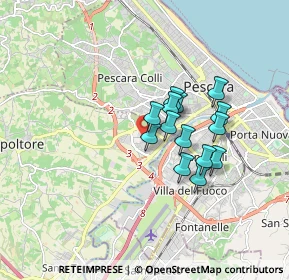 Mappa Via Dublino, 65010 Villa Raspa PE, Italia (1.32929)