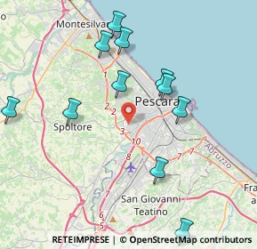 Mappa Via Zurigo, 65100 Spoltore PE, Italia (4.76917)