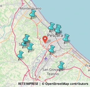 Mappa Via Zurigo, 65100 Spoltore PE, Italia (3.70833)