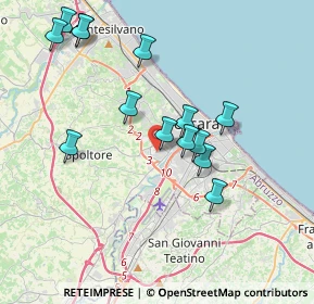 Mappa Via Dublino, 65010 Villa Raspa PE, Italia (3.94929)