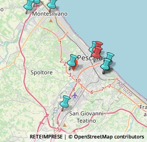 Mappa Via Dublino, 65010 Villa Raspa PE, Italia (4.1675)