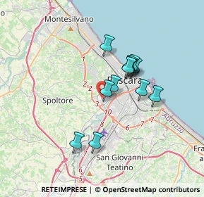 Mappa Via Zurigo, 65100 Spoltore PE, Italia (2.81417)