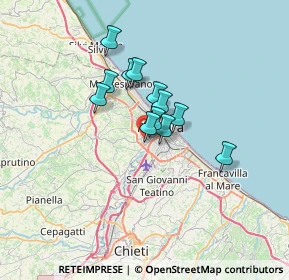 Mappa Via Zurigo, 65010 Villa Raspa PE, Italia (4.655)