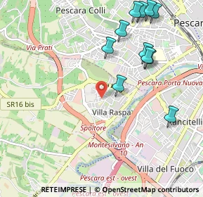 Mappa Via Dublino, 65010 Villa Raspa PE, Italia (1.24364)