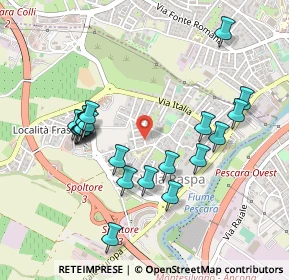 Mappa Via Dublino, 65010 Villa Raspa PE, Italia (0.504)