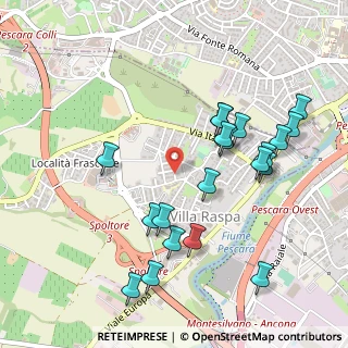 Mappa Via Zurigo, 65100 Spoltore PE, Italia (0.5525)