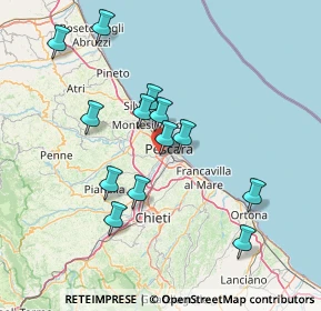 Mappa Via Zurigo, 65100 Spoltore PE, Italia (14.50923)