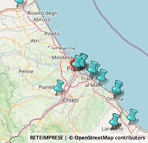 Mappa Via Dublino, 65010 Villa Raspa PE, Italia (17.02667)