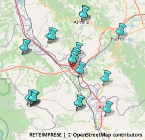Mappa 01028 Orte VT, Italia (9.1345)
