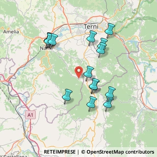 Mappa Vocabolo Ville di Vasciano, 05039 Stroncone TR, Italia (7.97563)