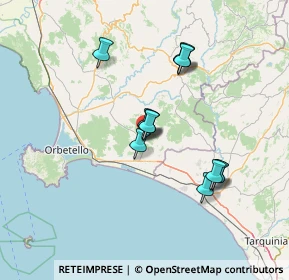 Mappa Piazza Silone Ignazio, 58011 Capalbio GR, Italia (12.61167)