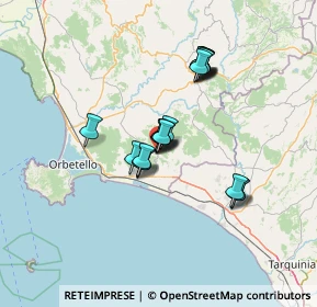 Mappa Piazza Silone Ignazio, 58011 Capalbio GR, Italia (10.857)