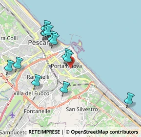 Mappa Viale V. Pepe, 65126 Pescara PE, Italia (2.16769)