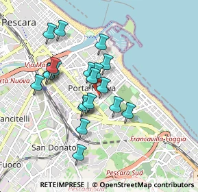 Mappa Via Alessandro Valignani, 65126 Pescara PE, Italia (0.809)