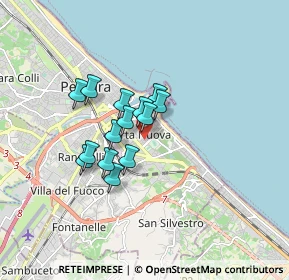 Mappa Via Alessandro Valignani, 65126 Pescara PE, Italia (1.23214)