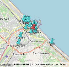 Mappa Via Alessandro Valignani, 65126 Pescara PE, Italia (1.2125)