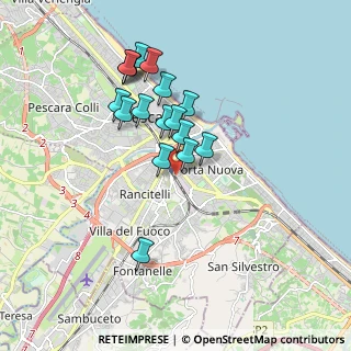 Mappa Centro Il Molino porta nuova, 65127 Pescara PE, Italia (1.66706)