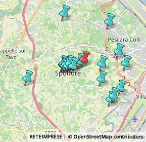 Mappa Via Giosuè Carducci, 65010 Spoltore PE, Italia (1.522)