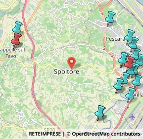 Mappa Via Giosuè Carducci, 65010 Spoltore PE, Italia (3.3275)