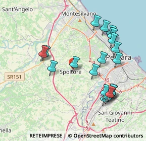 Mappa Via Giosuè Carducci, 65010 Spoltore PE, Italia (4.31)