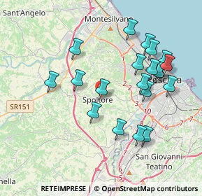 Mappa Via Giosuè Carducci, 65010 Spoltore PE, Italia (4.0185)