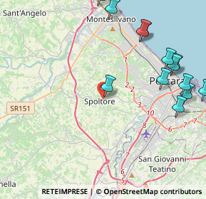 Mappa Via Giosuè Carducci, 65010 Spoltore PE, Italia (5.56692)