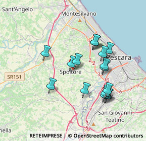 Mappa Via Giosuè Carducci, 65010 Spoltore PE, Italia (3.48941)