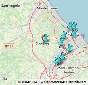 Mappa Via Giosuè Carducci, 65010 Spoltore PE, Italia (4.28091)