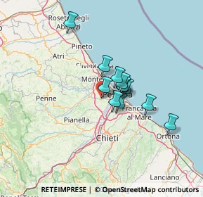 Mappa Via Giosuè Carducci, 65010 Spoltore PE, Italia (9.31083)