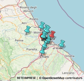 Mappa Via Giosuè Carducci, 65010 Spoltore PE, Italia (6.51154)