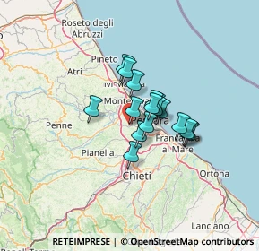 Mappa Via Giosuè Carducci, 65010 Spoltore PE, Italia (8.54706)