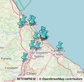 Mappa Via Giuseppe Misticoni, 65127 Pescara PE, Italia (5.00563)