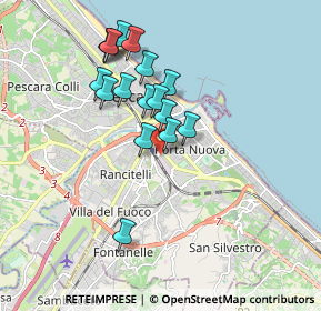 Mappa Via Giuseppe Misticoni, 65127 Pescara PE, Italia (1.69059)