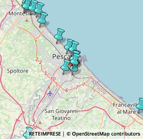 Mappa Via Giuseppe Misticoni, 65127 Pescara PE, Italia (4.86118)