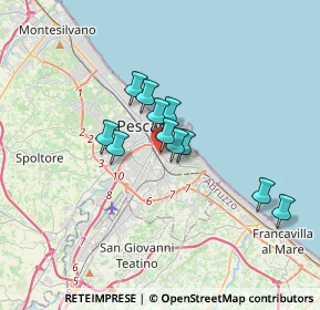 Mappa Via Giuseppe Misticoni, 65127 Pescara PE, Italia (2.51818)