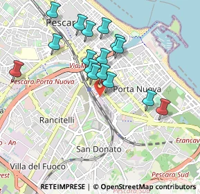 Mappa Via Giuseppe Misticoni, 65127 Pescara PE, Italia (0.92063)