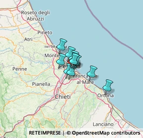 Mappa Via Giuseppe Misticoni, 65127 Pescara PE, Italia (5.54545)