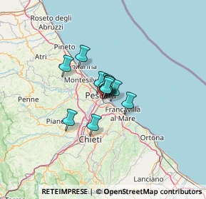 Mappa Via Giuseppe Misticoni, 65127 Pescara PE, Italia (5.95167)