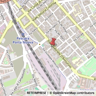 Mappa Via Sallustio, 7, 65127 Pescara, Pescara (Abruzzo)