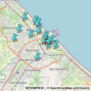 Mappa Via Spartaco, 65127 Pescara PE, Italia (1.55706)