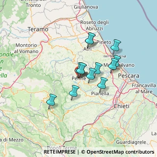 Mappa Via Muzio Pansa, 65017 Penne PE, Italia (10.37538)